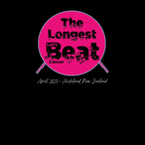 The Longest Beat Supporter T-Shirt BLACK Design